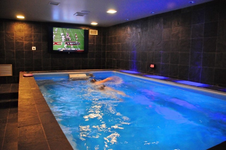 Endless pool Man Cave