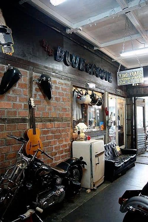 Guitar Cave with Fridge