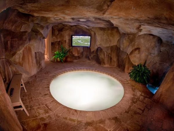 Mancave hot tub